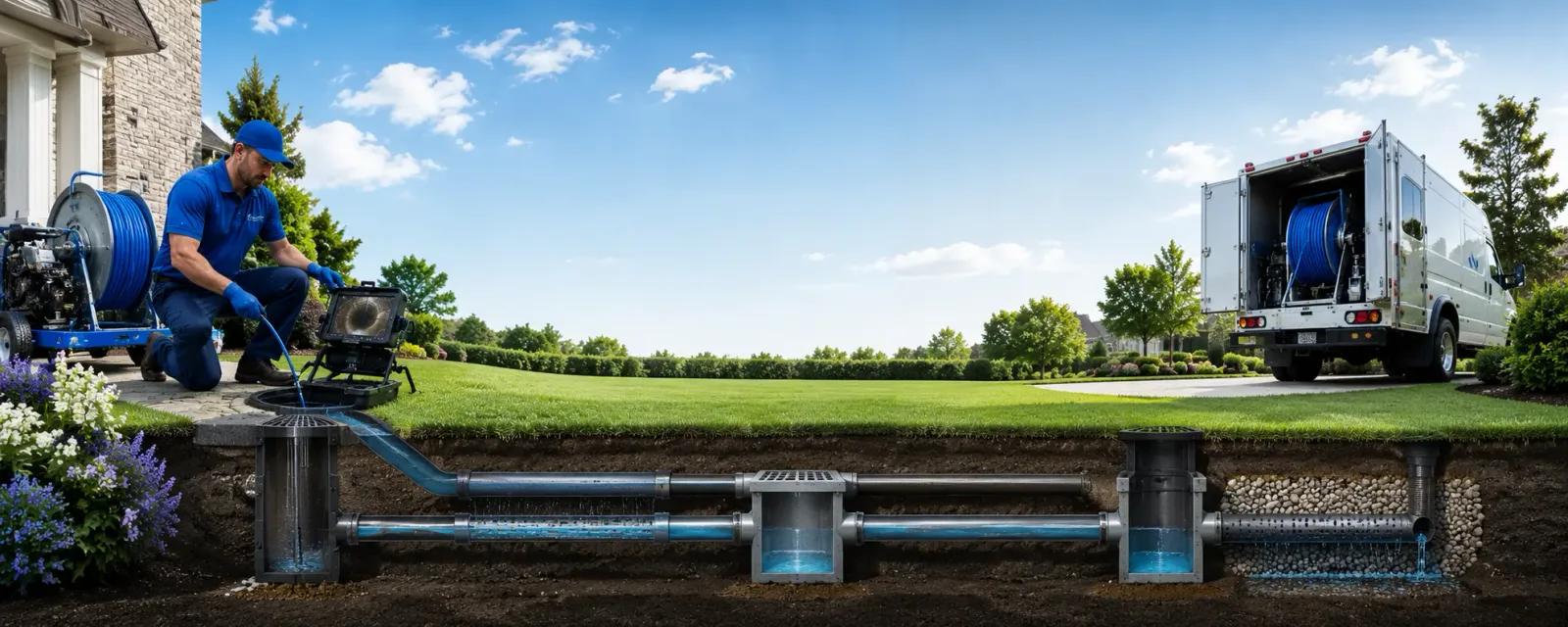 Outdoor drain cleaning information for Wellsburg, NY